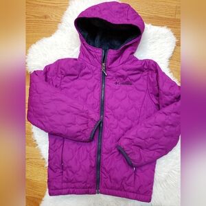 Columbia Girls Bella Plush Jacket in Bright Plum